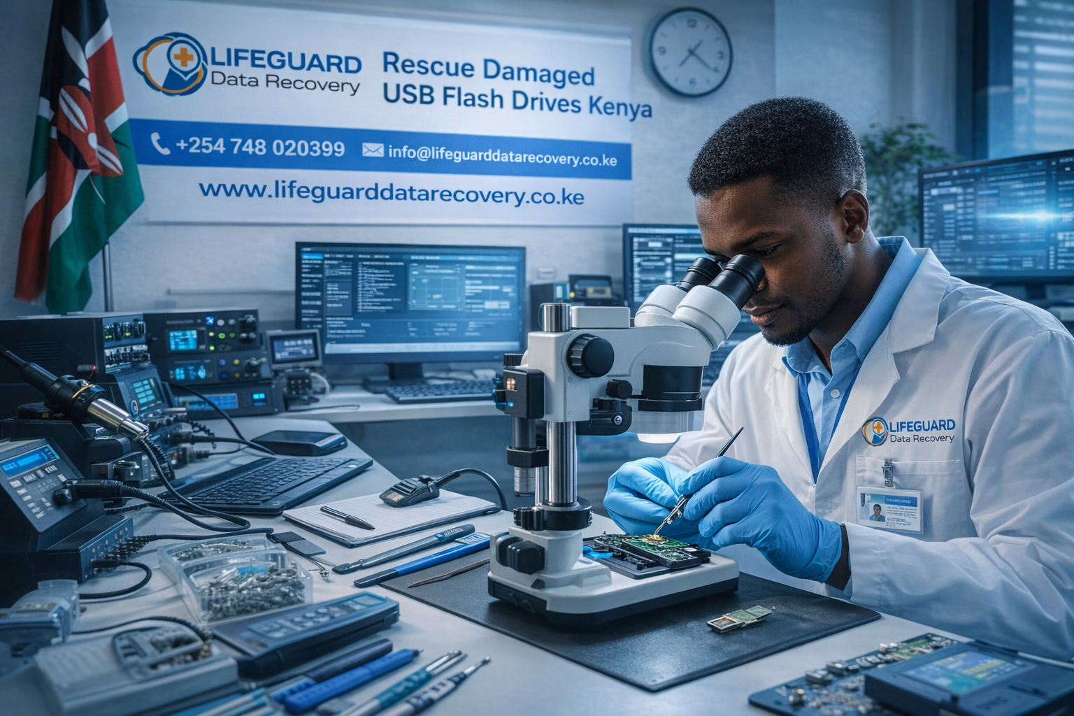 Rescue damaged USB flash drives Kenya
