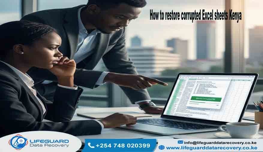 How to restore corrupted Excel sheets Kenya
