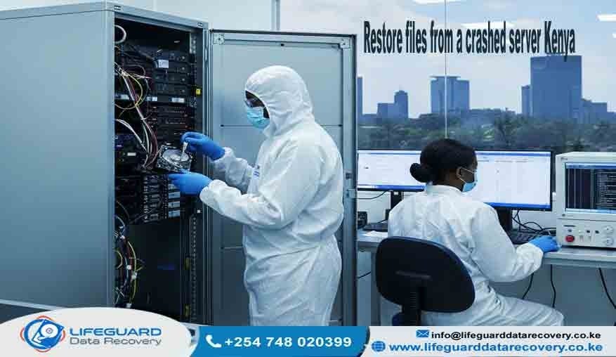 Restore files from a crashed server Kenya
