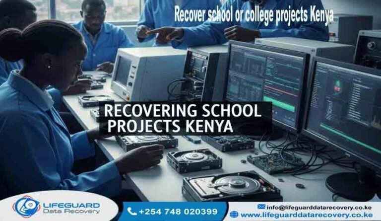 Recover school or college projects Kenya