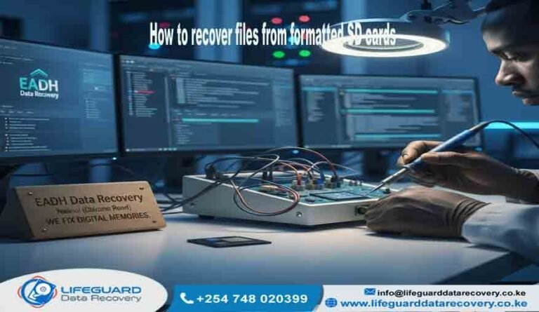 How to recover files from formatted SD cards Kenya