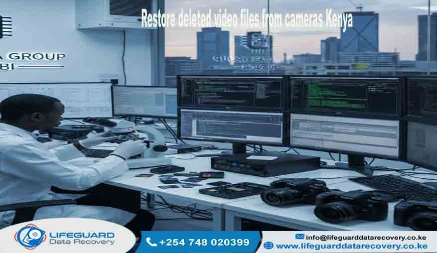 Restore deleted video files from cameras Kenya
