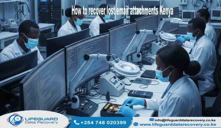 How to recover lost email attachments Kenya
