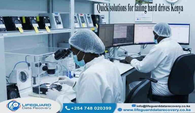 Quick solutions for failing hard drives Kenya