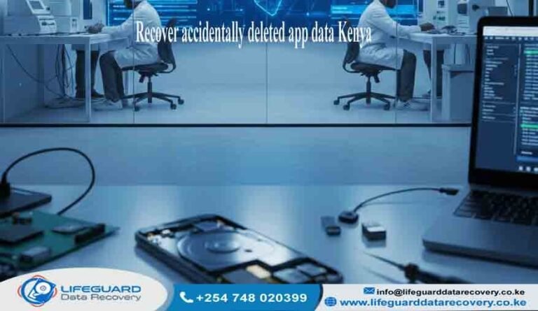 Recover accidentally deleted app data Kenya