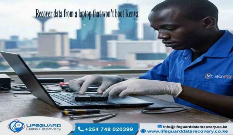 Recover data from a laptop that won’t boot Kenya