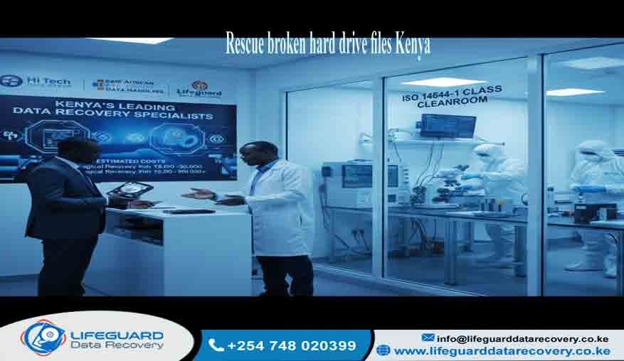 Rescue broken hard drive files Kenya

