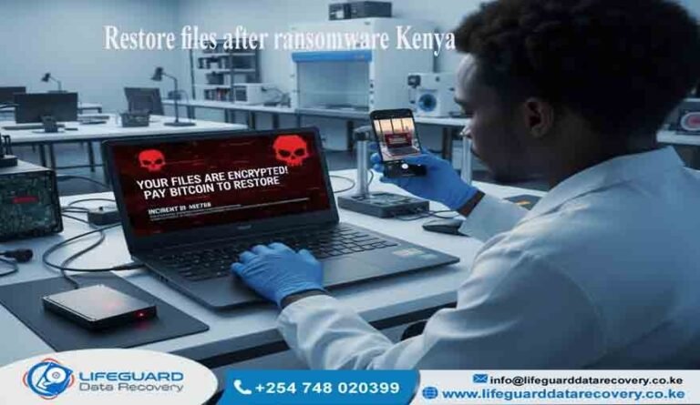 Restore files after ransomware Kenya